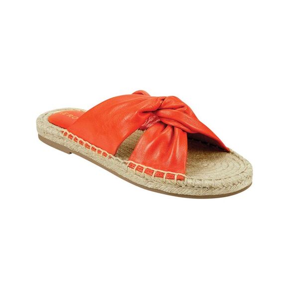 NWT AREOSOLES MARTHA STEWART Womens Orange Rope Paramus Leather Sandals 9.5 M - Picture 1 of 5